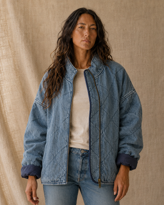 Eclipse Denim Jacket (view 4) | Après Sea Ranch