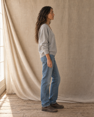 Fogline Cashmere Sweater (view 4) | Après Sea Ranch