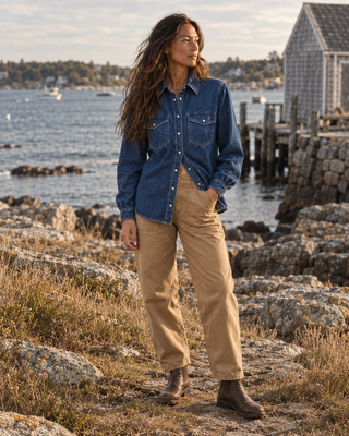 The Mariner Long Sleeve Denim Shirt | Après Sea Ranch