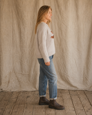 Gone Fishing Sweater - Oatmeal (view 6) | Après Sea Ranch
