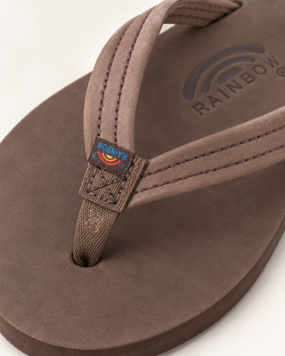 RAINBOW SANDALS Narrow Strap Sandal - Expresso (view 3) | Après Sea Ranch