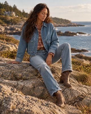 The Anchorage Denim Jacket (view 2) | Après Sea Ranch
