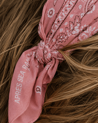 Old Town Social Club Apres Sea Ranch Bandana-Dusty Pink (view 3) | Après Sea Ranch