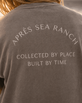 Apres Sea Ranch SoCal Oversized Tee- Driftwood (view 3) | The Salty Babe
