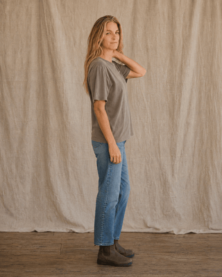 Apres Sea Ranch SoCal Oversized Tee- Driftwood (view 5) | The Salty Babe