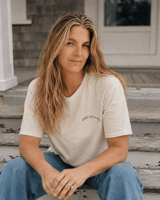 Apres Sea Ranch SoCal Oversized Tee- Sea Salt | The Salty Babe