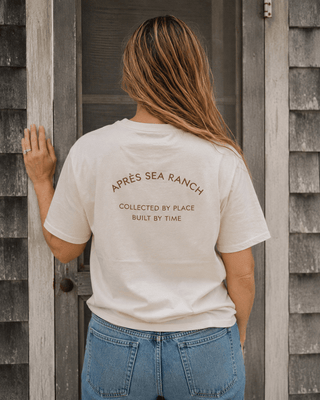 Apres Sea Ranch SoCal Oversized Tee- Sea Salt (view 2) | The Salty Babe