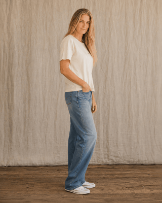 Apres Sea Ranch SoCal Oversized Tee- Sea Salt (view 4) | The Salty Babe