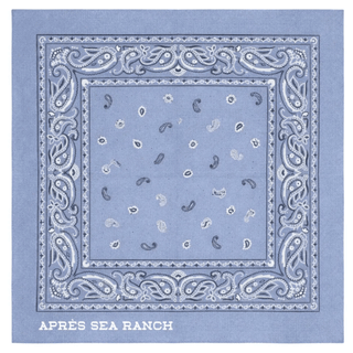 Custom Bandana Apres Sea Ranch Bandana-Chambray Blue (view 4) | The Salty Babe
