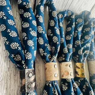 Boots Are My Roots Blue Floral Bandana (view 2) | Après Sea Ranch