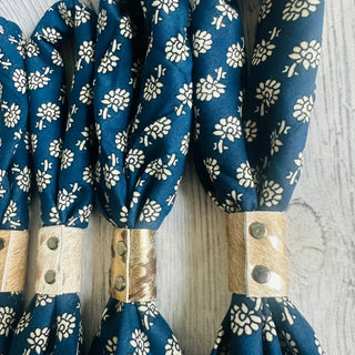 Boots Are My Roots Blue Floral Bandana (view 3) | Après Sea Ranch