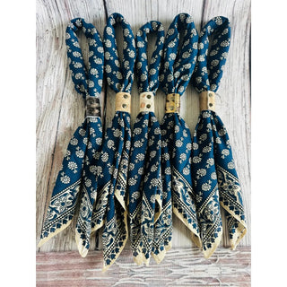Boots Are My Roots Blue Floral Bandana | Après Sea Ranch