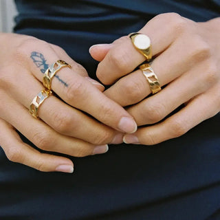 May Martin Carrie Chain Ring (view 2) | Après Sea Ranch