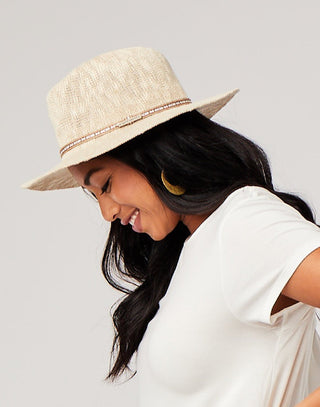 CARVE DESIGNS Capistrano Crushable Hat in Cream | Après Sea Ranch