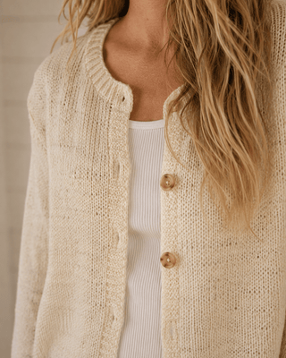Coastal Slub Cardigan (view 3) | Après Sea Ranch