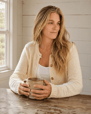 Coastal Slub Cardigan (view 2) | Après Sea Ranch