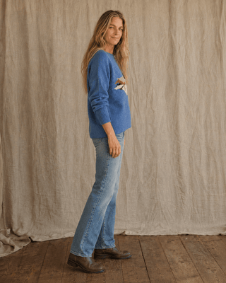 Flyaway Knit Sweater - Royal (view 5) | Après Sea Ranch