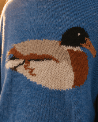 Flyaway Knit Sweater - Royal (view 3) | Après Sea Ranch