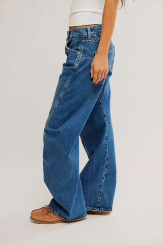 FREE PEOPLE Fable Twisted Seam Jeans - Heartsong (view 3) | The Salty Babe
