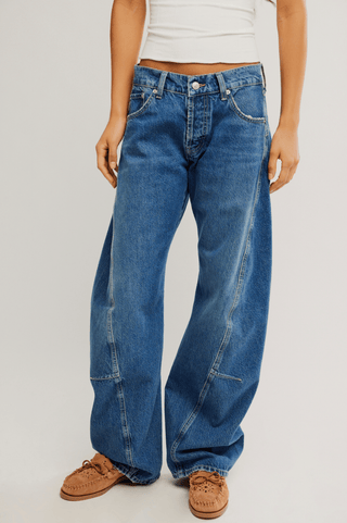 FREE PEOPLE Fable Twisted Seam Jeans - Heartsong (view 2) | The Salty Babe