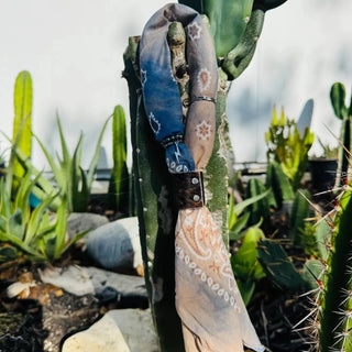 Boots Are My Roots Indigo Drift Bandana (view 3) | Après Sea Ranch