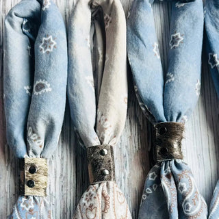 Boots Are My Roots Indigo Drift Bandana (view 4) | Après Sea Ranch