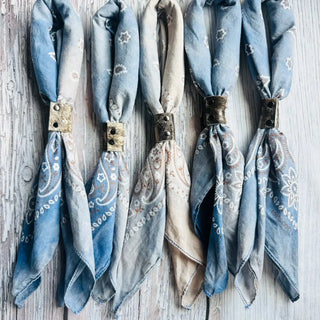 Boots Are My Roots Indigo Drift Bandana | Après Sea Ranch