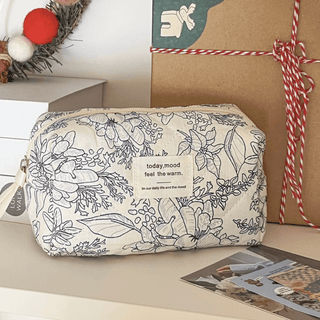 Indigo Garden Make Up Bag (view 2) | The Salty Babe