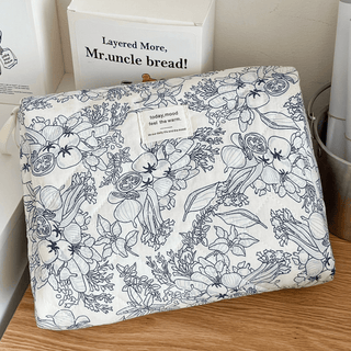 Indigo Garden Make Up Bag (view 3) | The Salty Babe