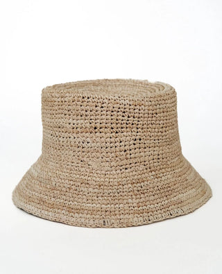 Augustine Hat Co. Isla Raffia Bucket Hat (view 4) | Après Sea Ranch
