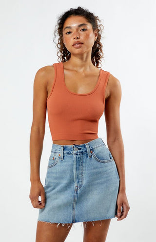 LEVIS Icon Mini Skirt - Woven Minutes (view 4) | The Salty Babe