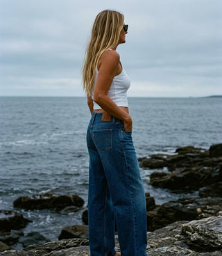 LEVI'S Low-Rise Superlow Loose Jeans - Blended Beauty (view 3) | The Salty Babe