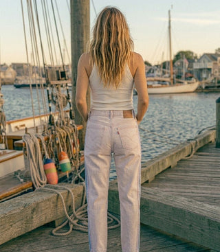 LEVIS Superlow Loose Jean - Rose Water 94/Pink (view 2) | The Salty Babe
