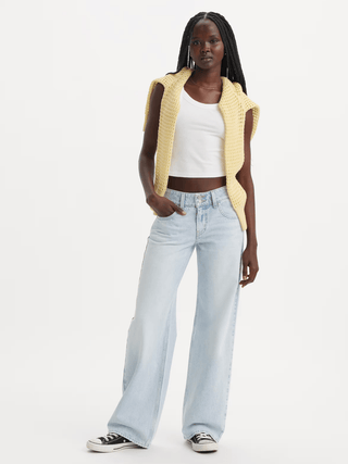 LEVI'S Superlow Loose Straight-Leg Jeans - Abraided Art (view 2) | The Salty Babe