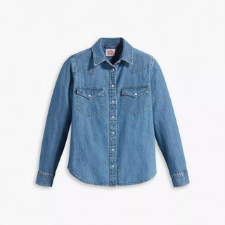 LEVI'S Ultimate Western Denim Shirt - Mighty Fine (view 6) | Après Sea Ranch