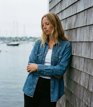 LEVI'S Ultimate Western Denim Shirt - Mighty Fine (view 2) | Après Sea Ranch