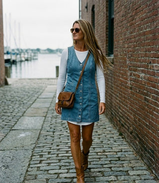 LEVI'S Vianna Vest Dress - Special Showing/Medium Wash | Après Sea Ranch