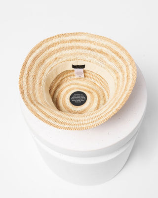 LSPACE Isadora Bucket Hat - Natural Stripe (view 6) | Après Sea Ranch