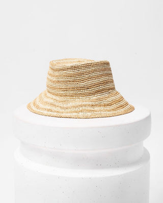 LSPACE Isadora Bucket Hat - Natural Stripe (view 5) | Après Sea Ranch
