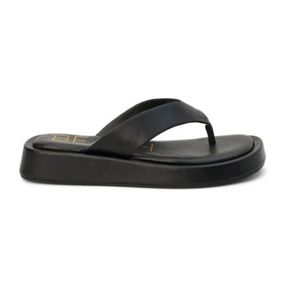 MATISSE Mallorca Flip Flop Sandal - Black (view 2) | The Salty Babe