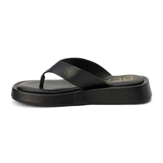 MATISSE Mallorca Flip Flop Sandal - Black (view 3) | The Salty Babe