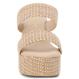 MATISSE Ocean Ave Platform Sandal - Tan Multi (view 4) | The Salty Babe