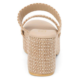 MATISSE Ocean Ave Platform Sandal - Tan Multi (view 5) | The Salty Babe