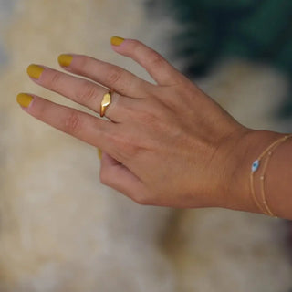 MAY MARTIN Heart Signet Ring (view 3) | Après Sea Ranch