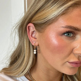 MAY MARTIN Remi Double Pearl Hoops (view 2) | Après Sea Ranch