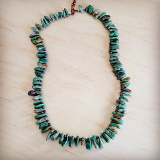 The Jewelry Junkie Natural Turquoise Stacked Stone Necklace | Après Sea Ranch