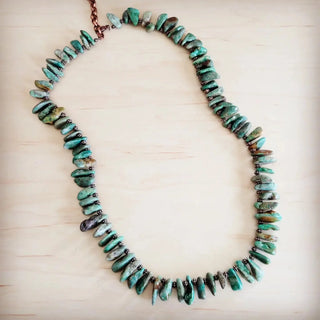 The Jewelry Junkie Natural Turquoise Stacked Stone Necklace (view 2) | Après Sea Ranch