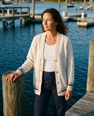 Oyster Ranch Cardigan Sweater (view 5) | Après Sea Ranch