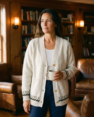 Oyster Ranch Cardigan Sweater (view 2) | Après Sea Ranch