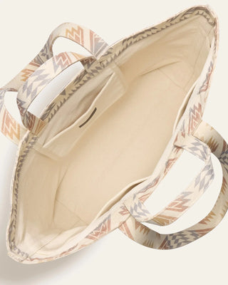 Pendleton Woolen Mills PENDLETON Astoria Canvas Large Tote - Ivory Ponderosa (view 4) | Après Sea Ranch